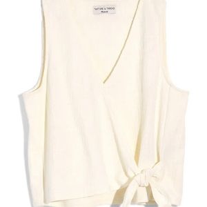 Madewell Texture & Thread wrap tank top NWOT